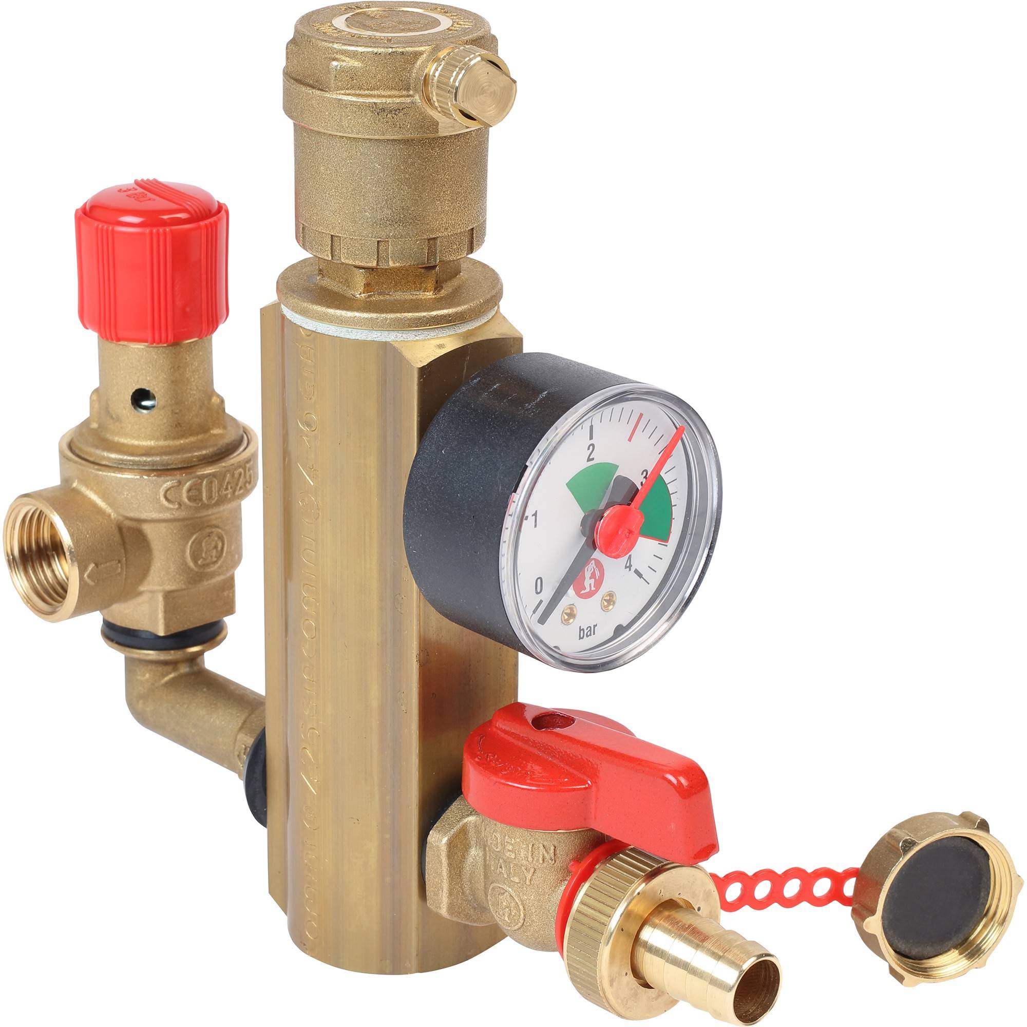 Группа безопасности Giacomini 1 со сливным краном R554EY001