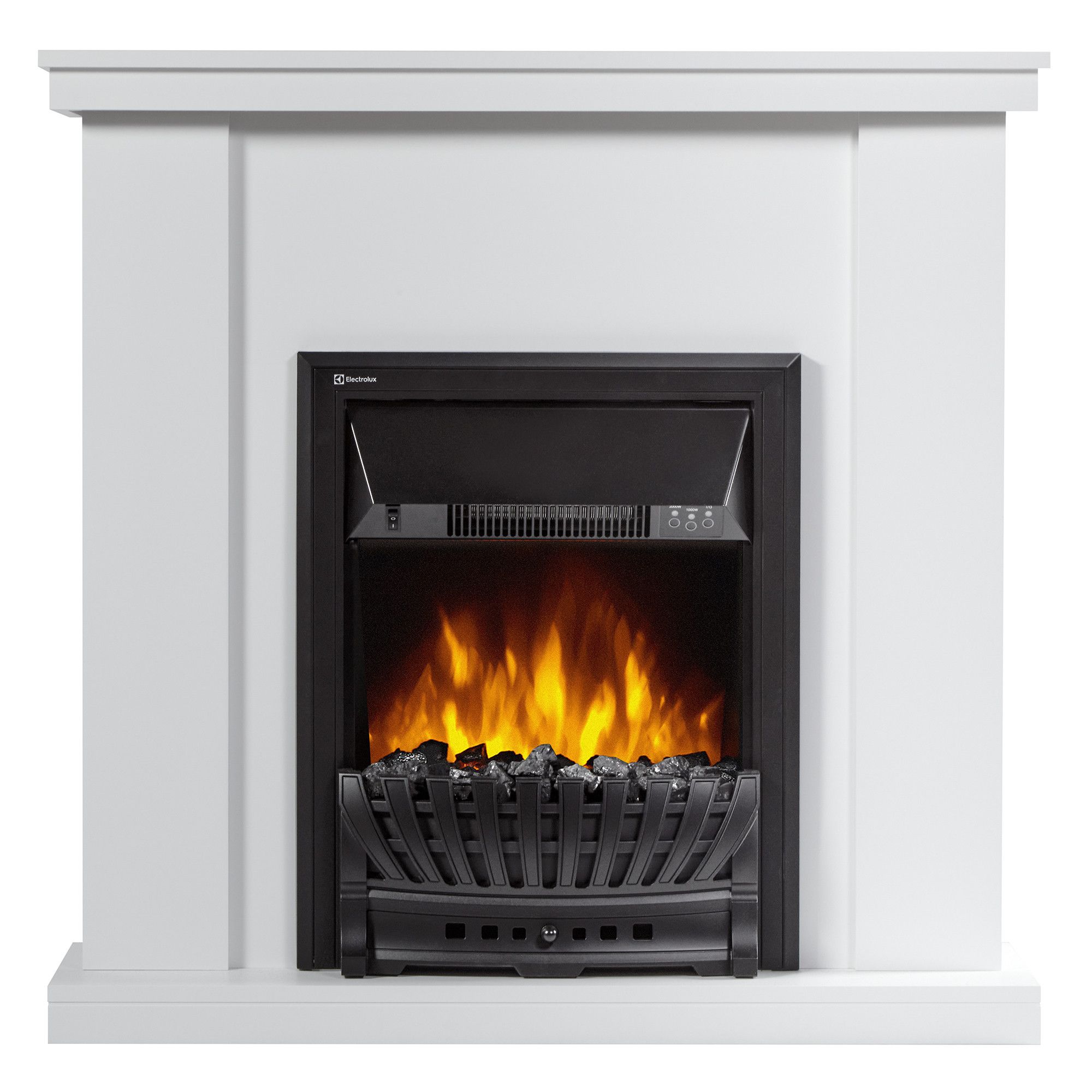 Каминокомплект Firelight: Очаг Classic EFP/P-1020LS, портал Uno Classic белый