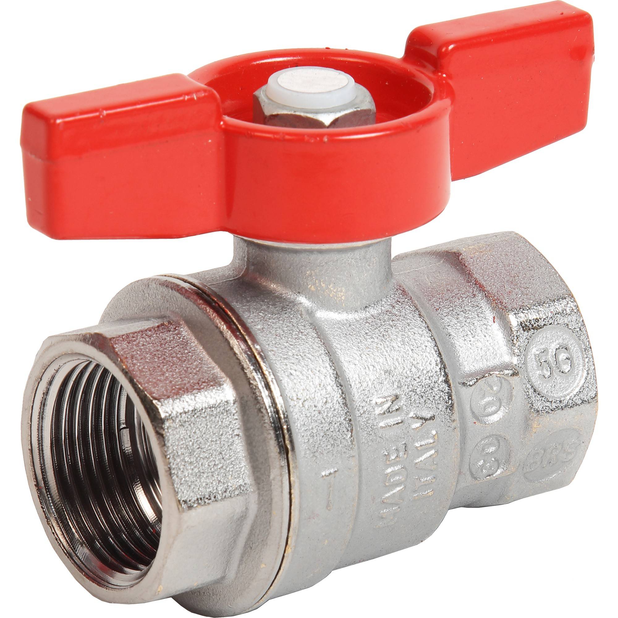 Кран шаровой Giacomini R851 3/8 ВР-ВР бабочка R851X022