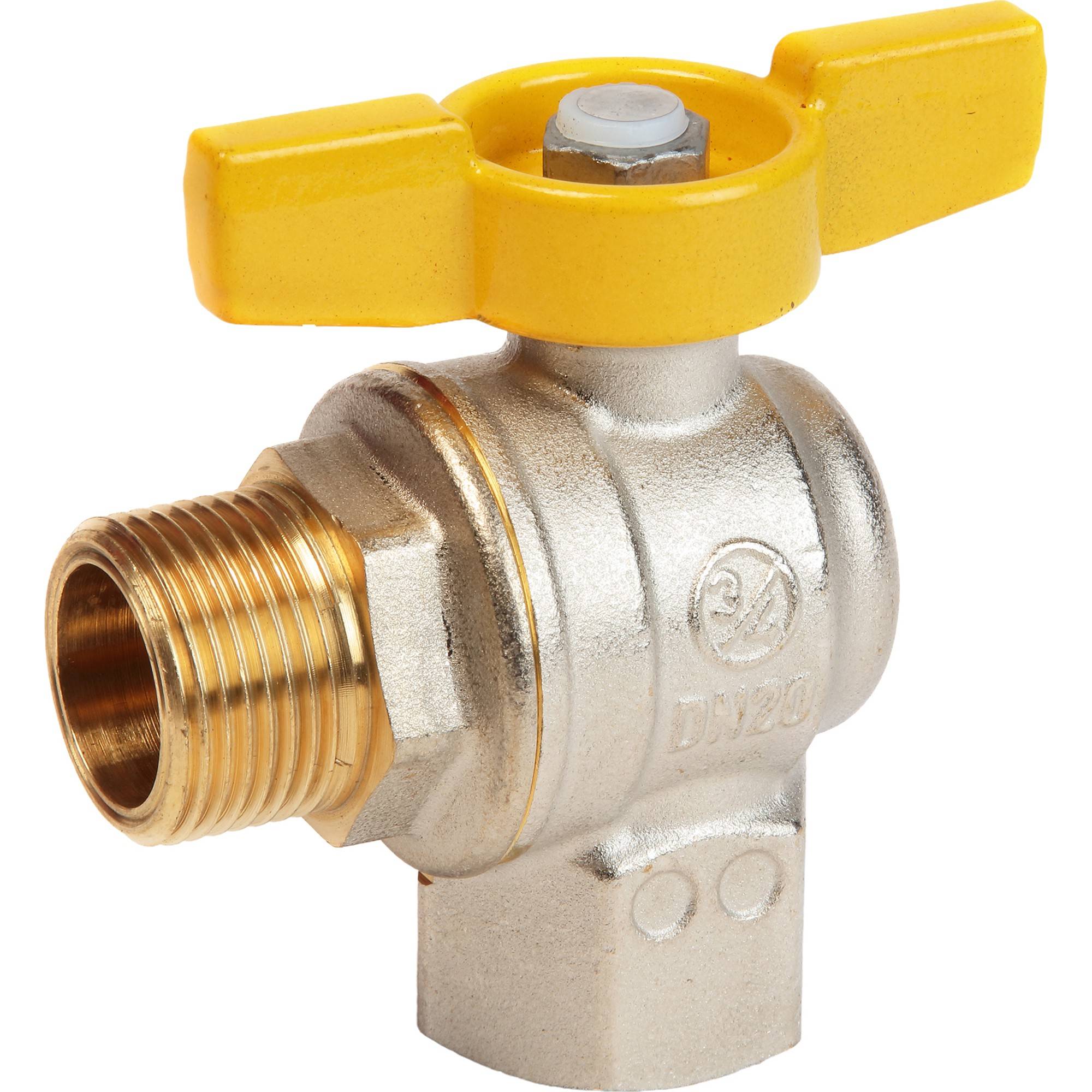 Кран шаровой Giacomini R781GB угловой полнопроходной ВР-НР 3/4 R781GBX004