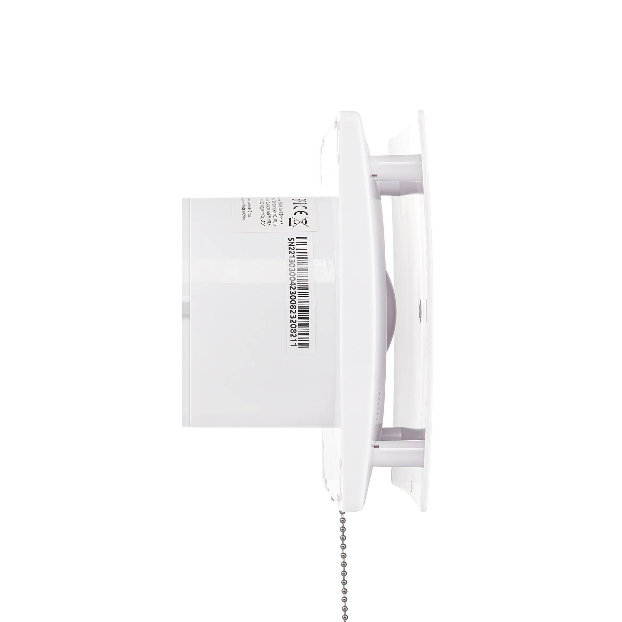 Вентилятор вытяжной Ballu BAF-SL 100 VP со шнуровым выключателем и вилкой 1606097