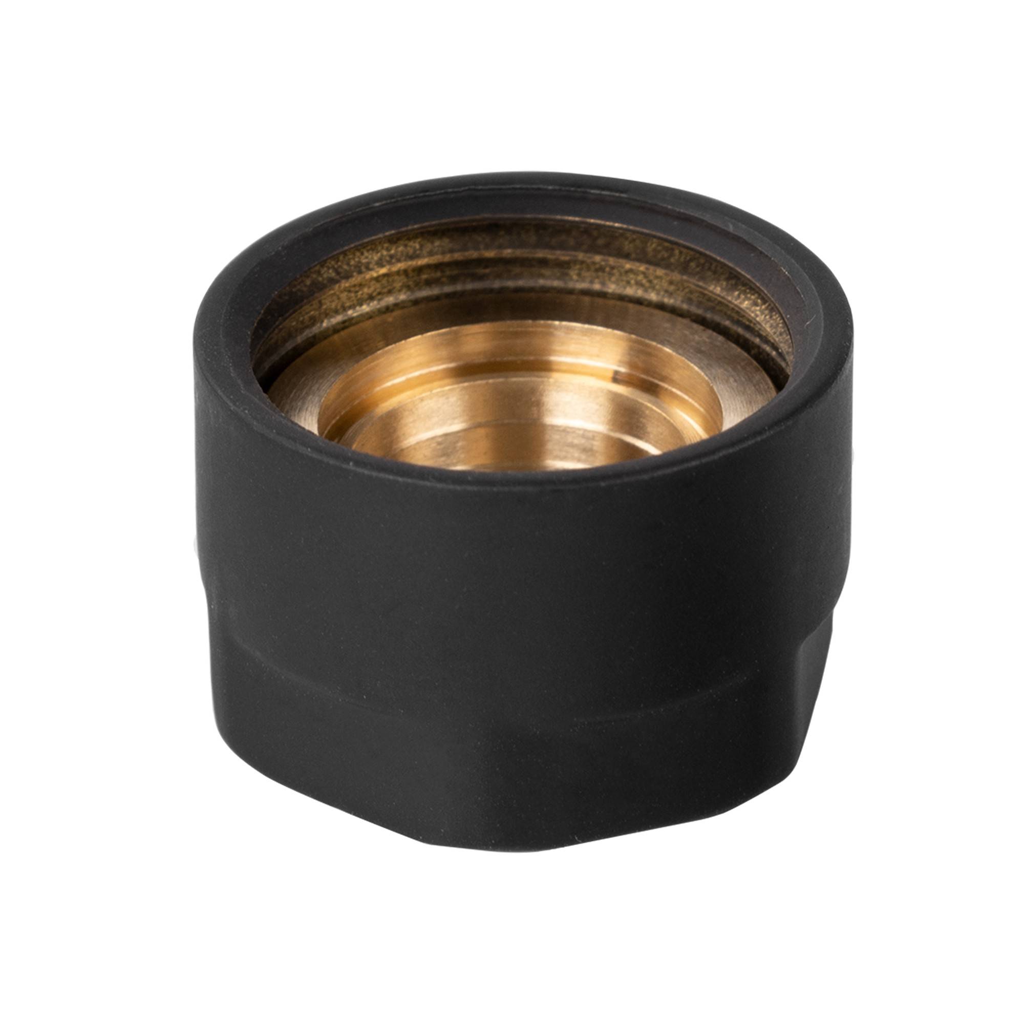 Концовка для монтажной трубки Royal Thermo 3/4 Евроконус черная RTE 07.034B