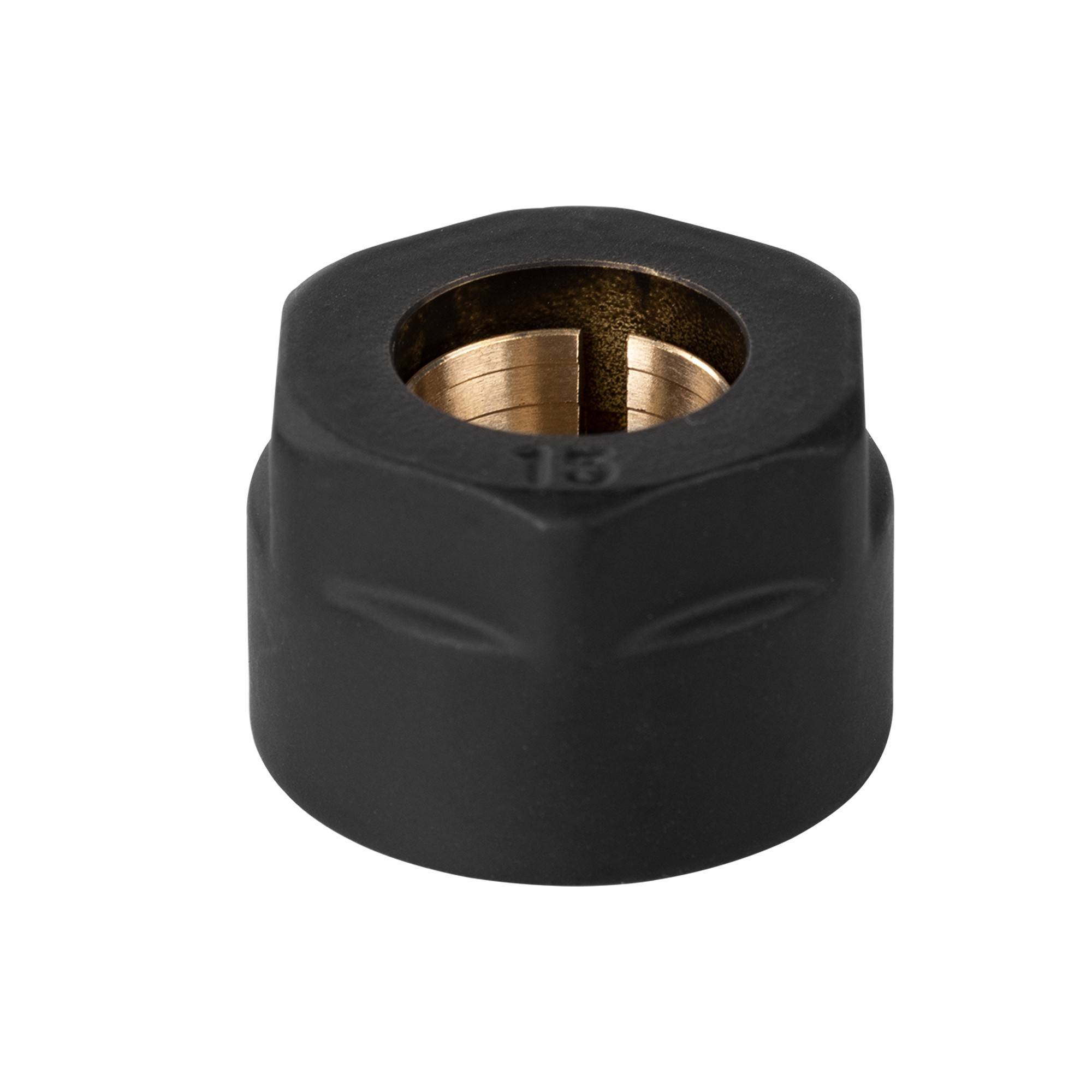 Концовка для монтажной трубки Royal Thermo 3/4 Евроконус черная RTE 07.034B