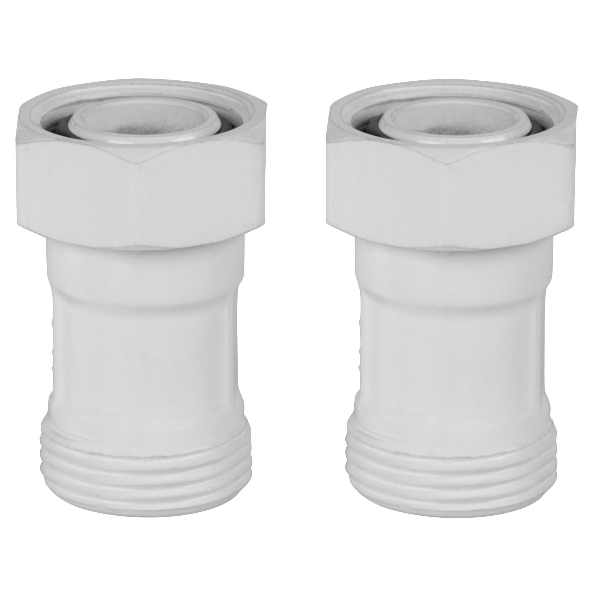 Набор для нижнего подключения радиатора Royal Thermo прямой раздельный 3/4x3/4 EK белый RTE 07.0002