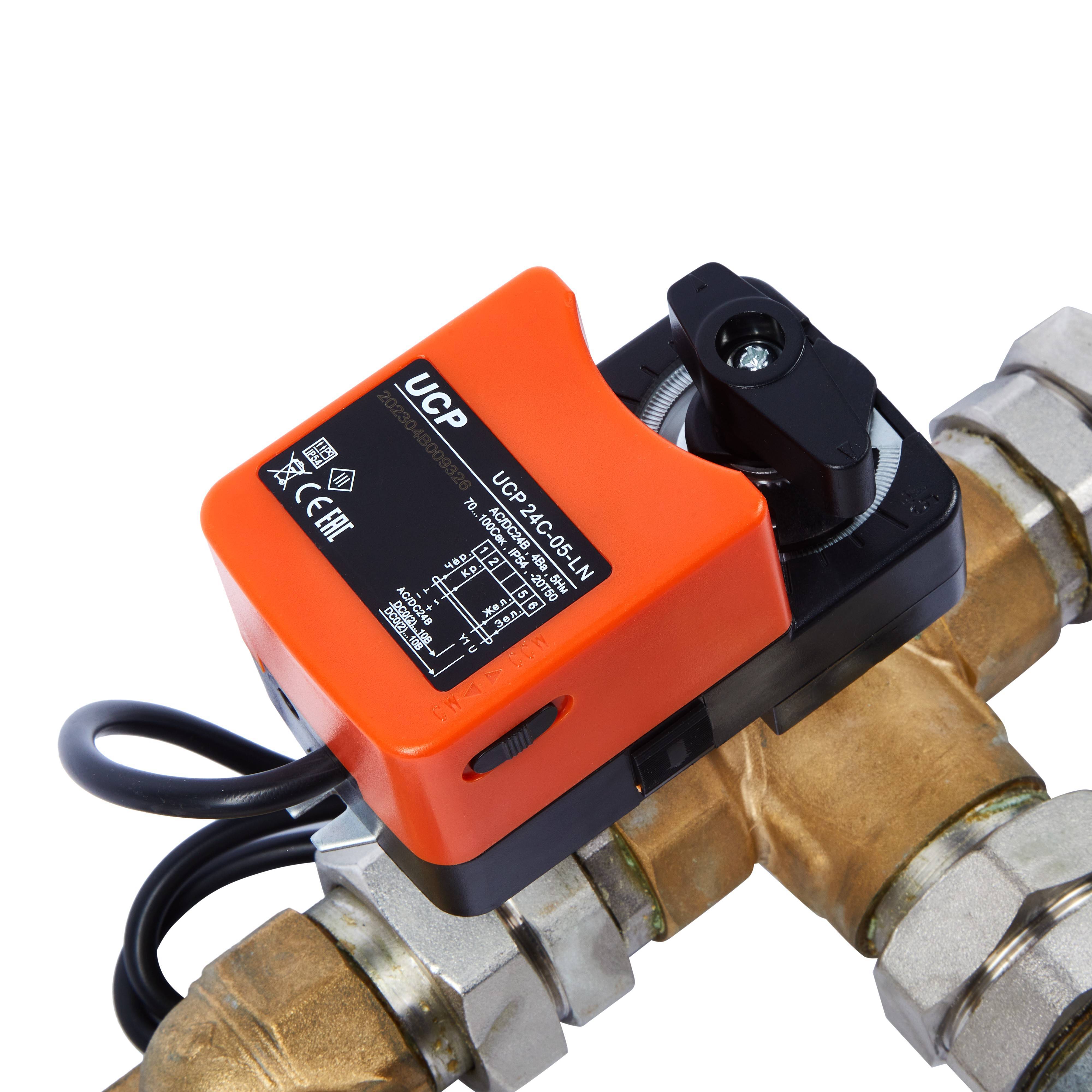 Смесительный узел SHUFT с гибкими подводками MST 25-40-1.0-C24-F-TC