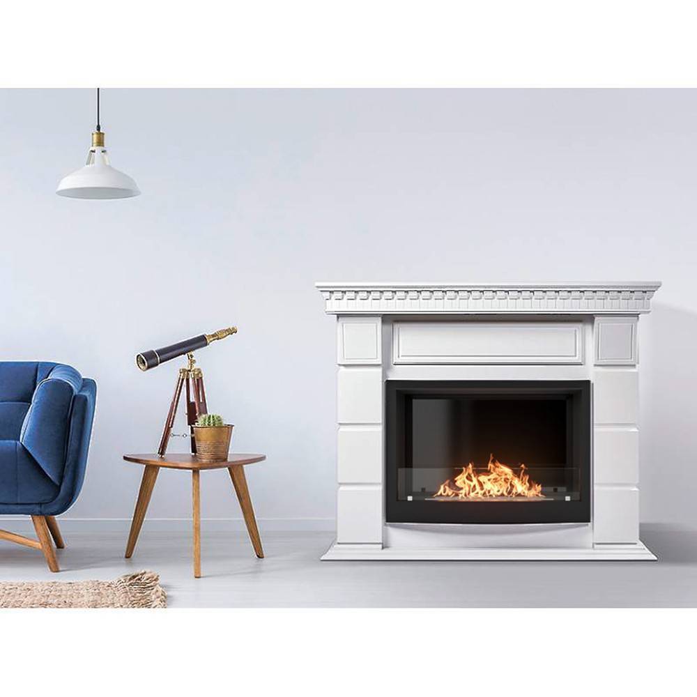 Каминокомплект Firelight Elegante 25 белый с биокамином BFP/P-2520 1660821