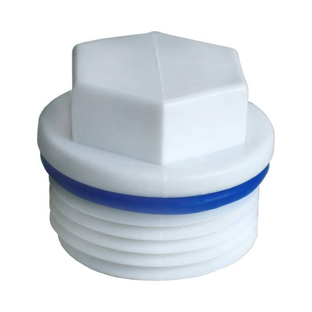 Комплект заглушек полипропиленовых Lammin PPR 1/2 ВР красная и синяя НС-1641456