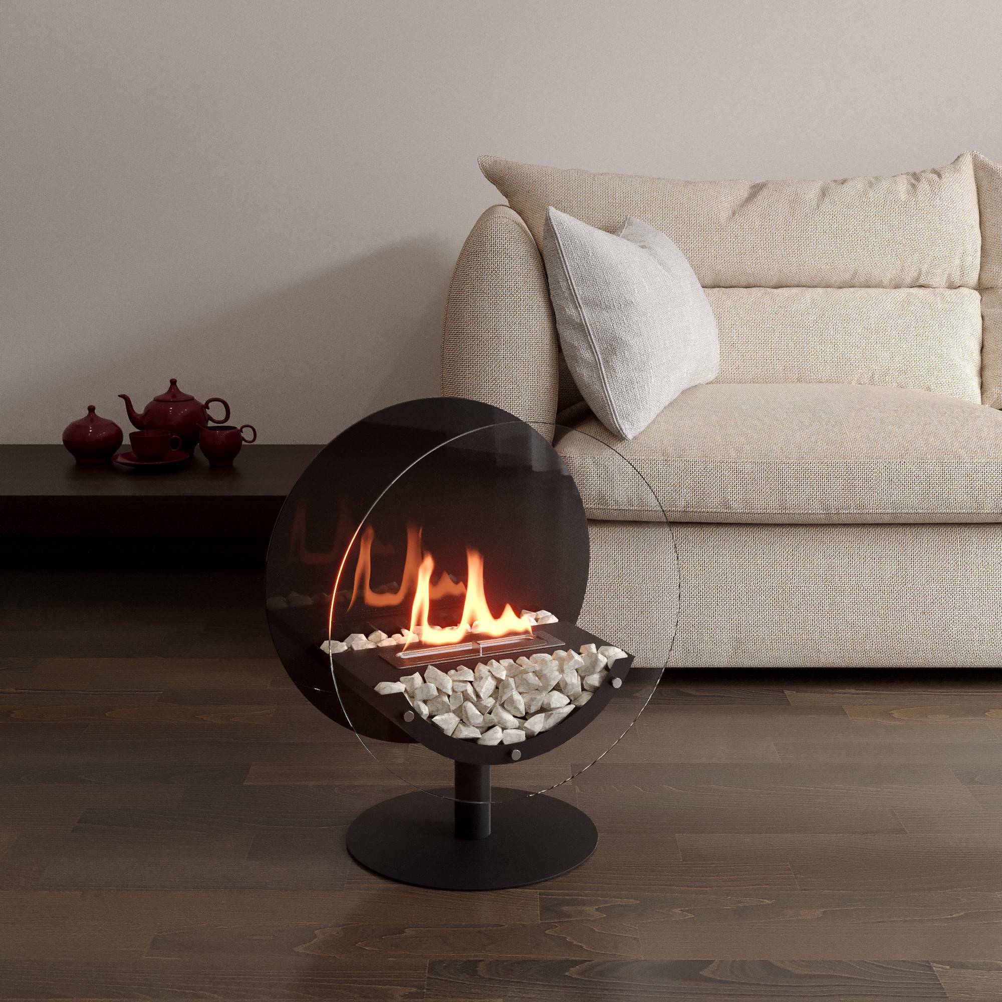 Биокамин напольный Royal Thermo RTBFP-F500ML Mirror Lens