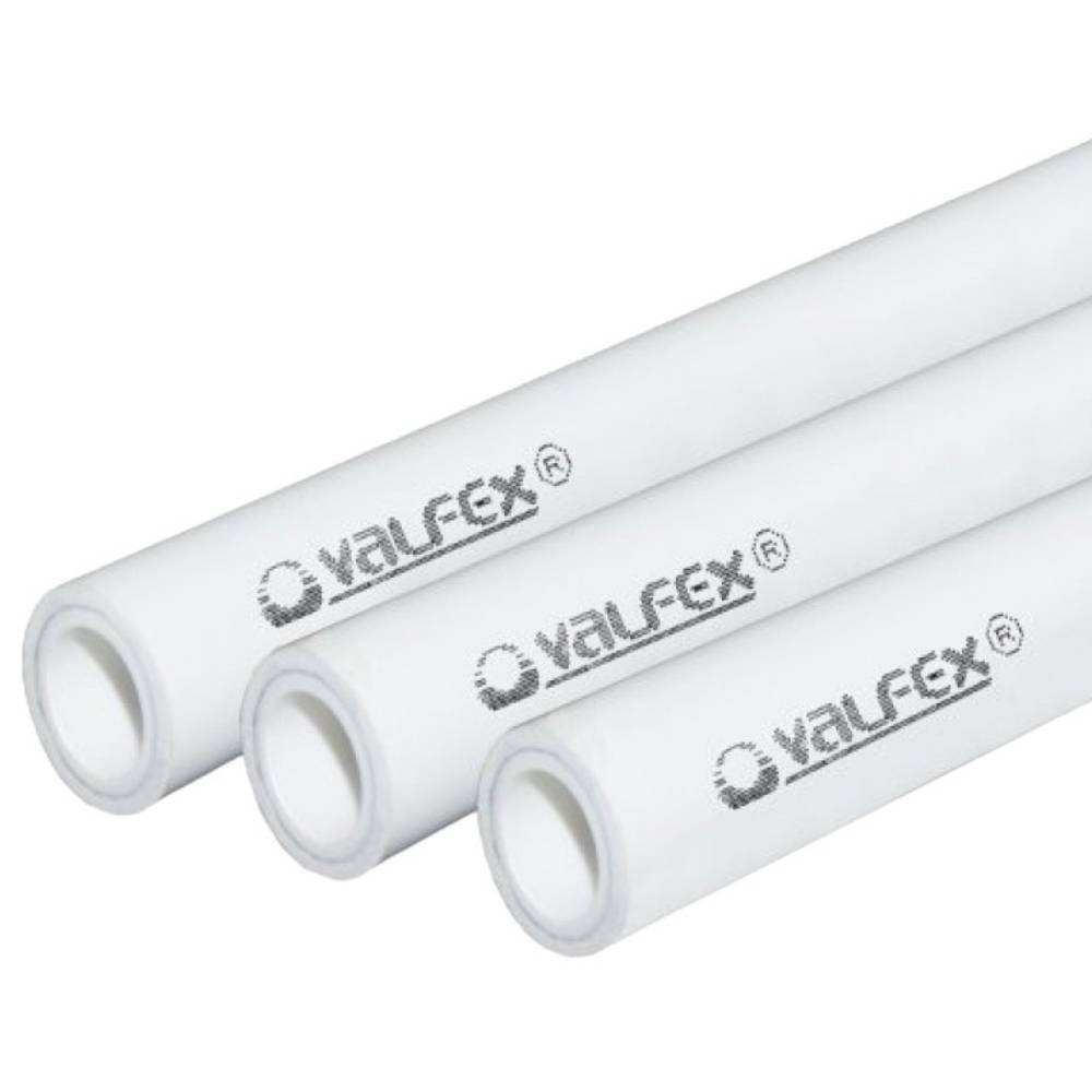 Труба полипропиленовая VALFEX PP-R армированная алюминием ALUMINIUM SDR 6 PN25 40 х 6,7 мм штанга 4 м 1520141