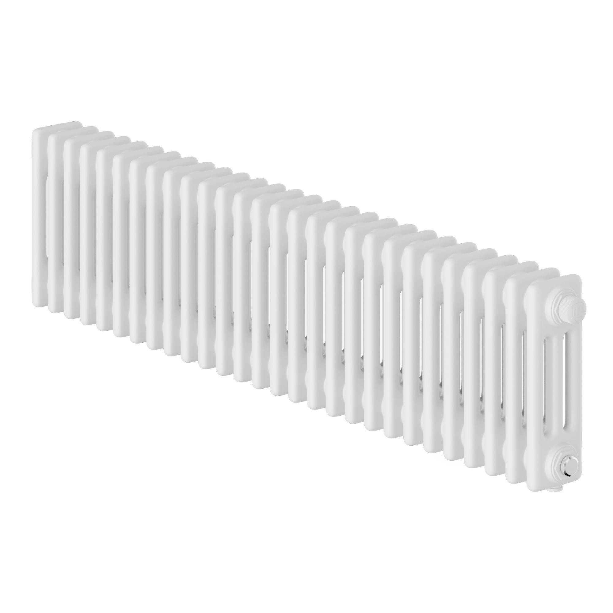 Трубчатый радиатор Royal Thermo Insignia VC3030 28 секций нижнее подключение RAL 9016 НС-1631228