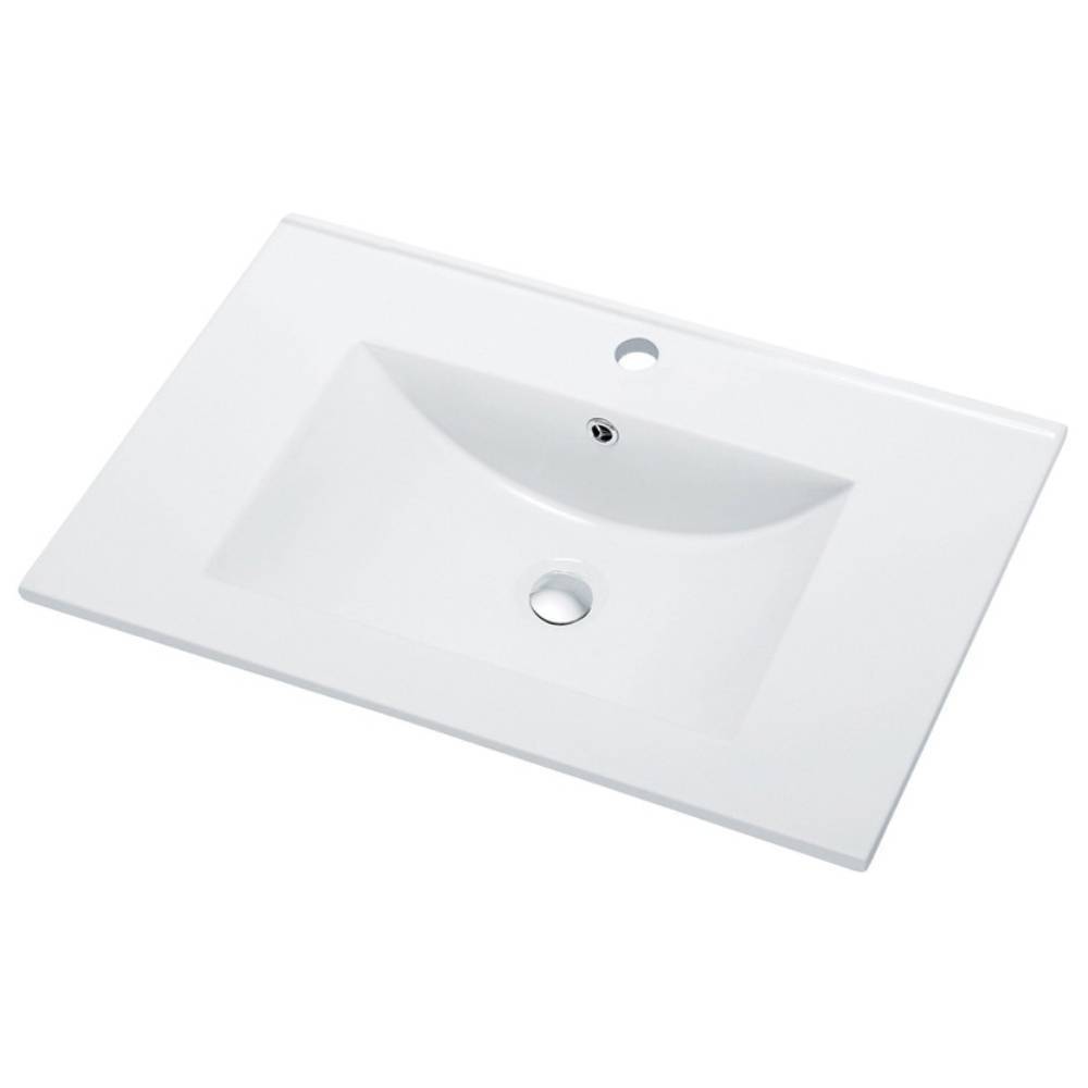 Раковина встраиваемая сверху Orange B03 белая B03-800w