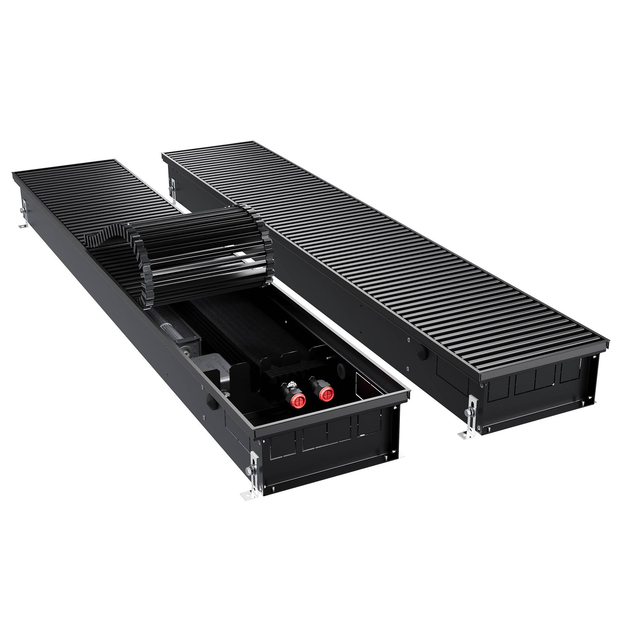 Конвектор внутрипольный Royal Thermo ATRIUM TURBO 110x250x2300 мм инверторный Черный НС-1665988