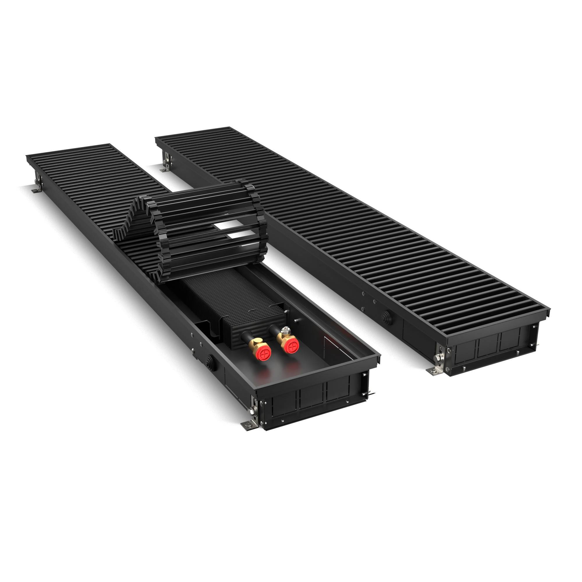 Конвектор внутрипольный Royal Thermo ATRIUM 75/200/2500 DG-U-BL НС-1558770