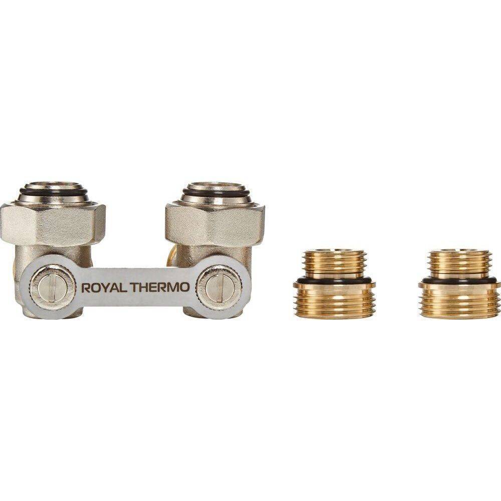 Набор для нижнего подключения радиатора Royal Thermo угловой раздельный 3/4x3/4 EK RTE 07.0004