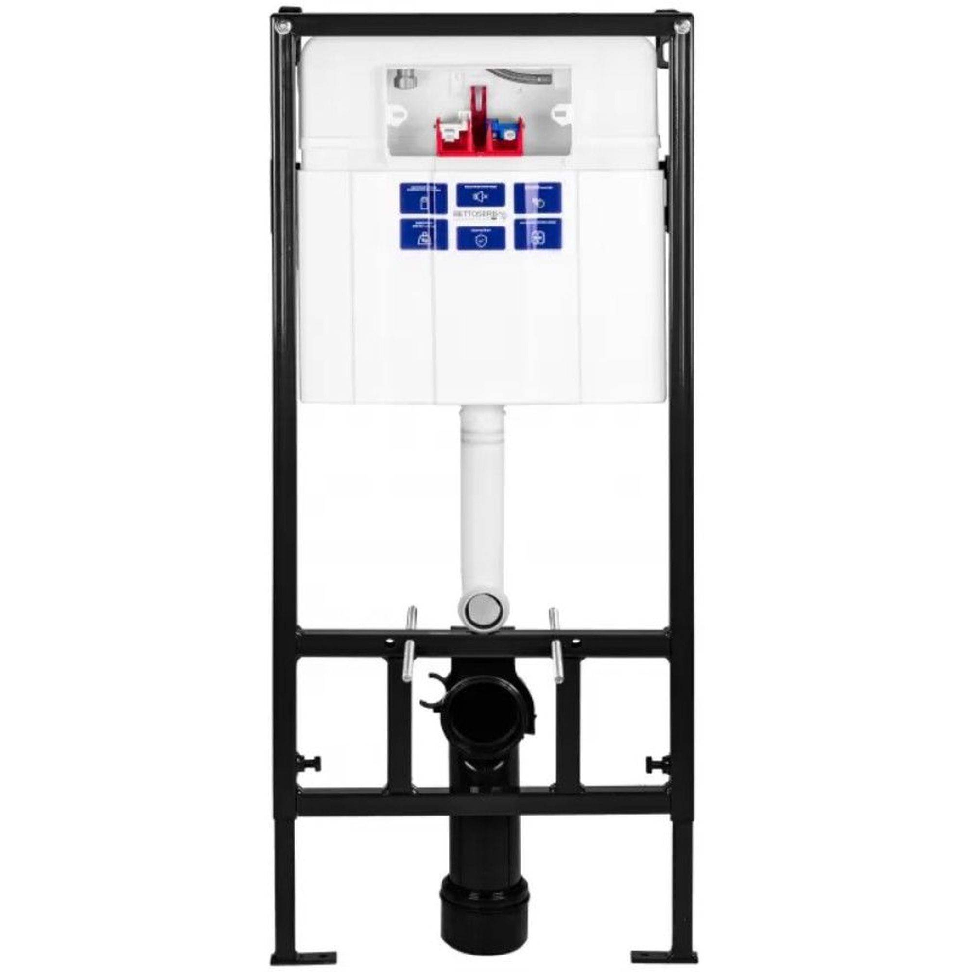 Комплект инсталляции BETTOSERB SAVA FIX SLIM с кнопкой COOL хром глянец SET40006469