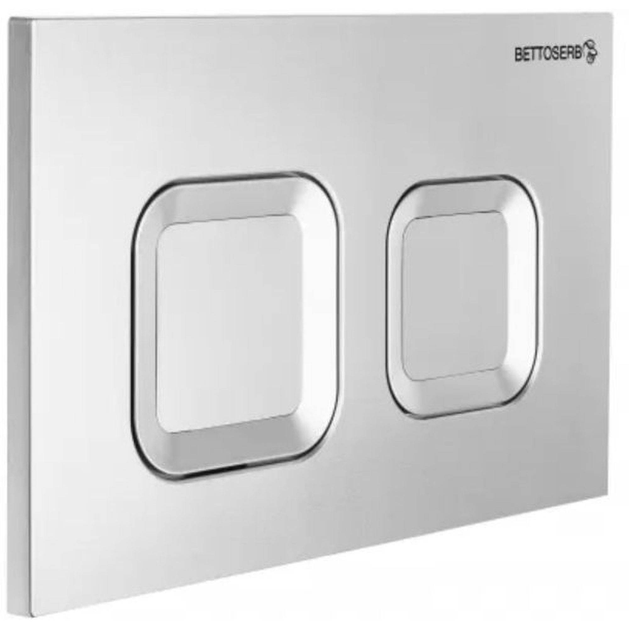 Система инсталляции для унитаза Bettoserb Sava Free Standing с клавишей смыва хром матовый квадратная 1637770