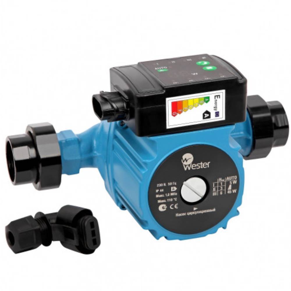 Насос циркуляционный Wester WPE 32-80G с гайками 0-06-0025