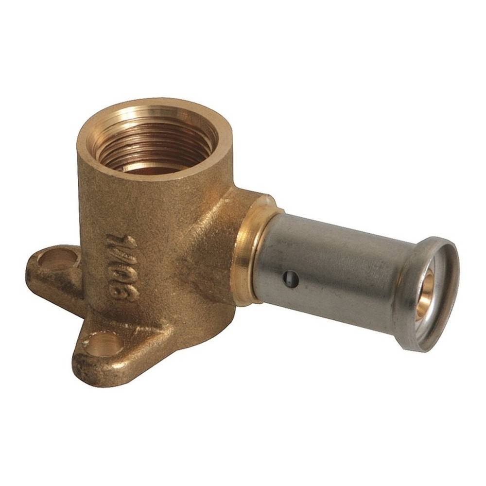 Водорозетка угловая Henco Press 16x1/2 ВР укороченная 35 мм 1WL-1604