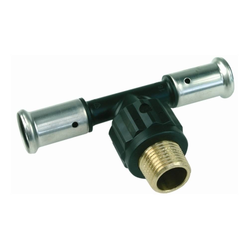 Тройник пресс HENCO 26x1/2x26 НР ПВДФ 1647282