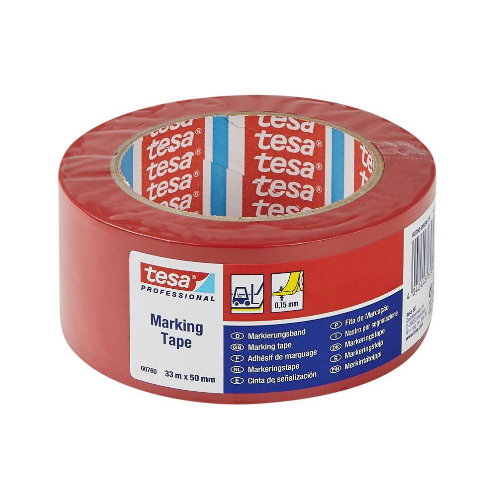 Лента для изоляции HENCO 50 мм х 33 м красная UFH-TAPE-R