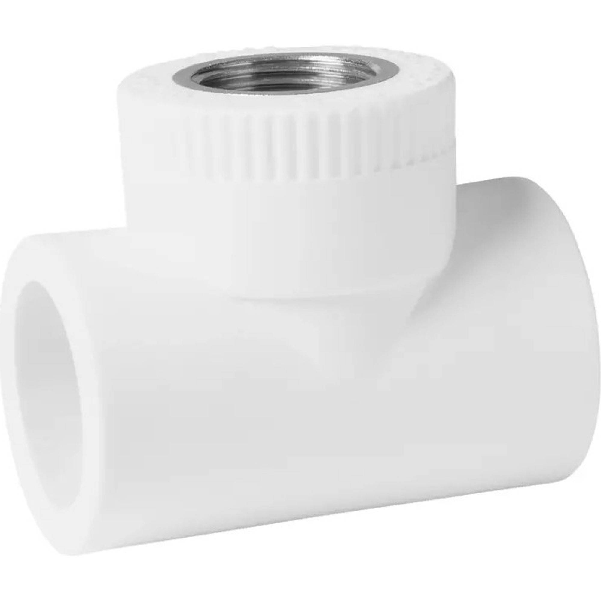 Тройник комбинированный VIEIR PPR переходной 40x1/2 ВРx40 мм VER403TF