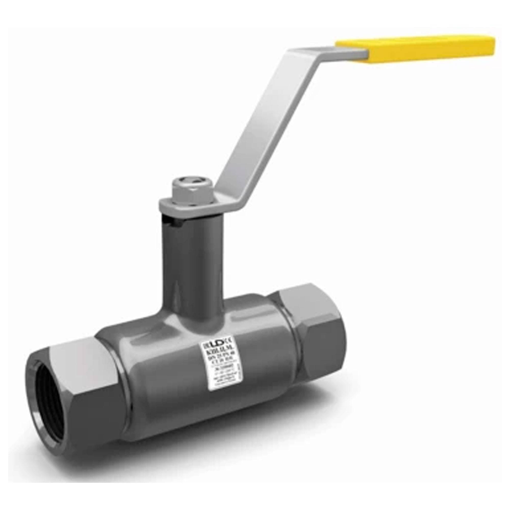 Кран шаровой стальной муфтовый LD Ду 32 Ру 40 неполнопроходной 1292315