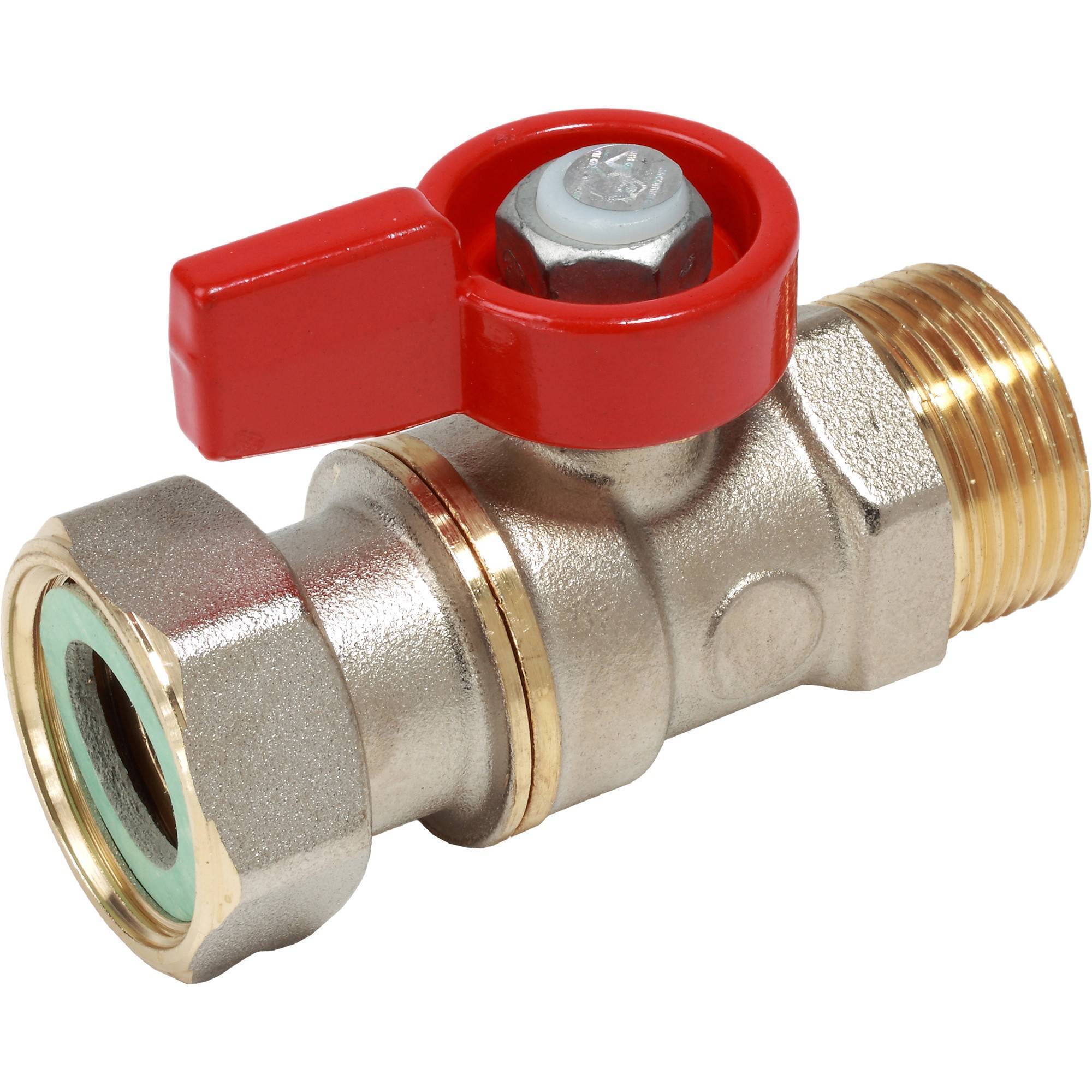 Кран шаровой Giacomini R254P для котлов и счетчиков 3/4 НР x 3/4 накидная гайка R254PX014