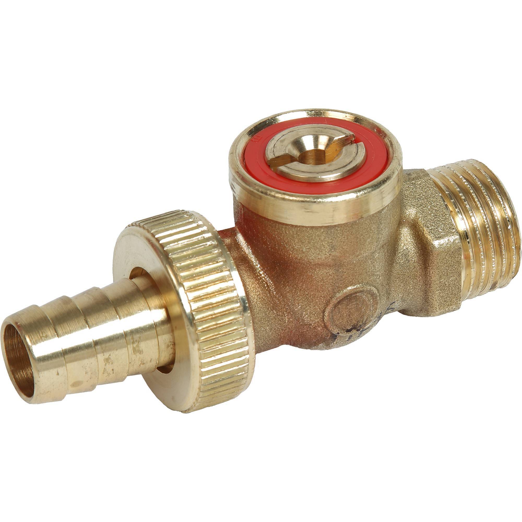 Кран шаровой Giacomini R608 выпускной 3/4 НР без заглушки и цепочки R608Y024