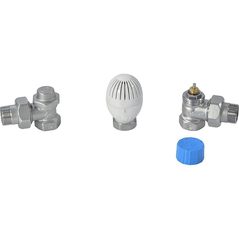 Комплект термостатический Giacomini R470FX054 угловой 3/4 с увеличенным проходом R470FX054