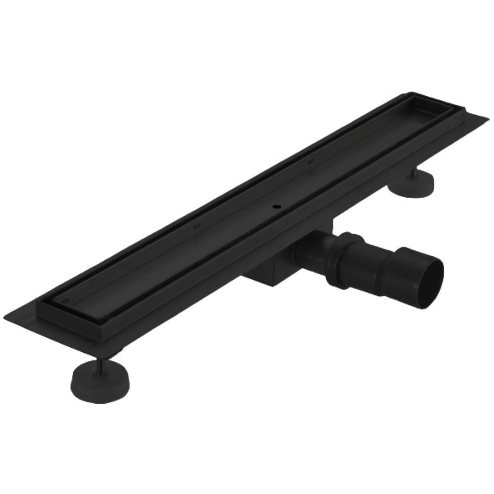 Трап душевой VIEIR DL50A-C под плитку 500 мм с сухим затвором черный DL50A-C