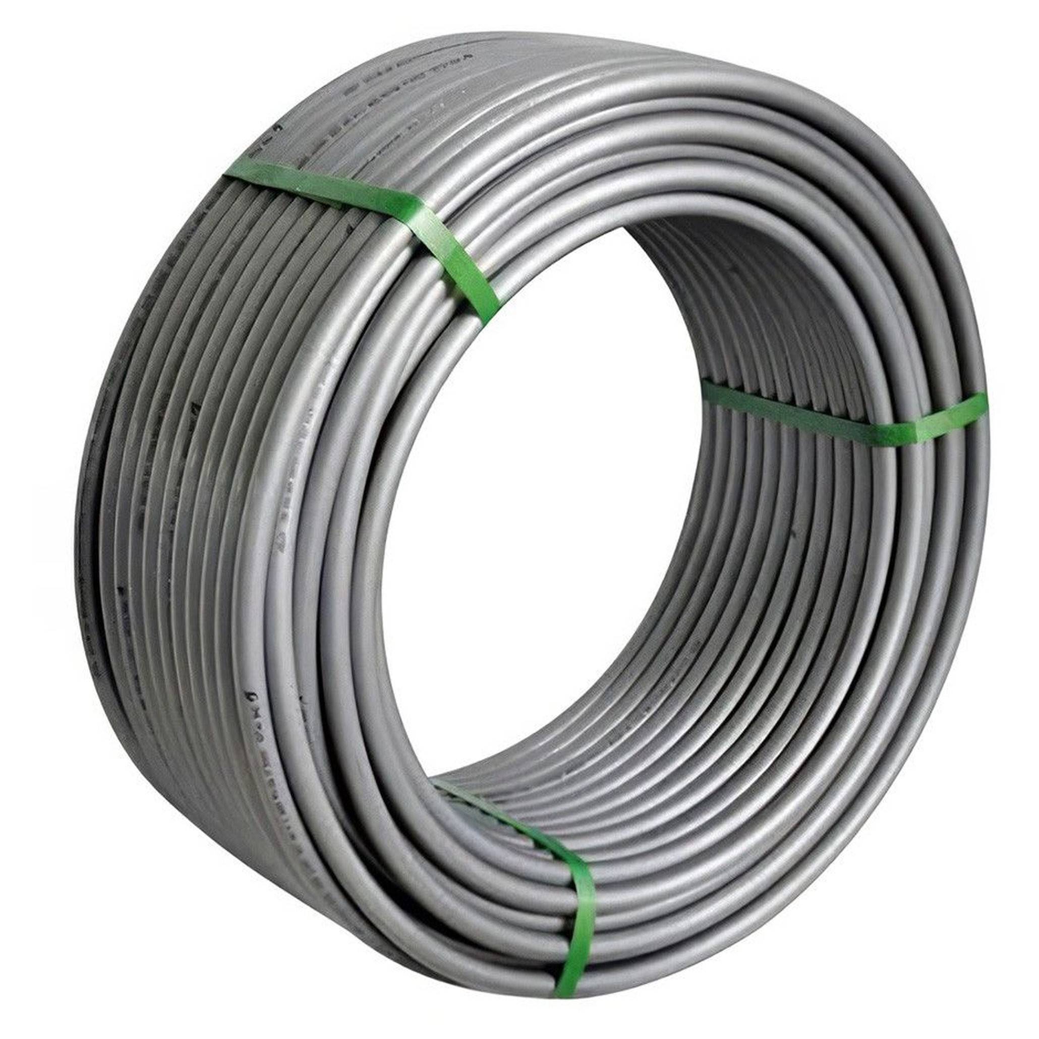 Труба из сшитого полиэтилена ONE PLUS PE-Xa 25x3.5 мм EVOH серая 1689969