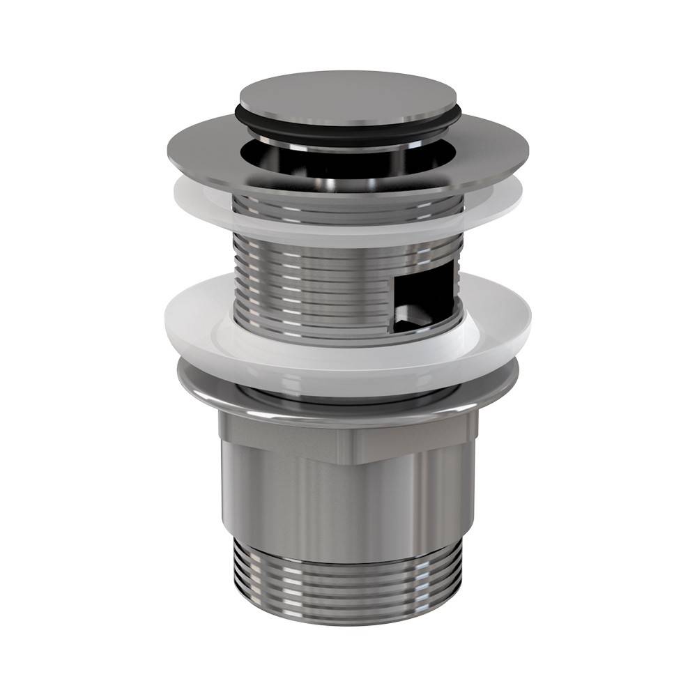 Донный клапан AlcaPlast CLICK/CLACK 5/4 цельнометаллический с большой заглушкой A390