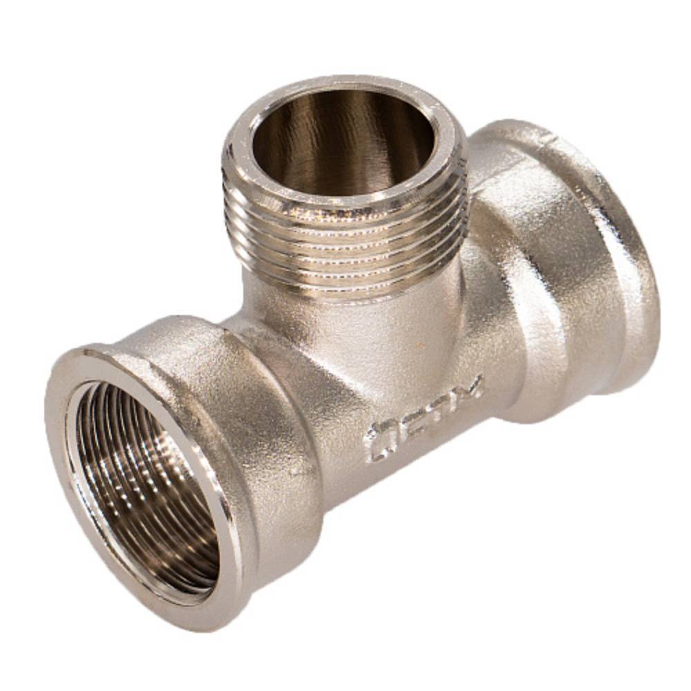 Тройник латунный CTM 3/4 ВР-НР-ВР НС-1229494