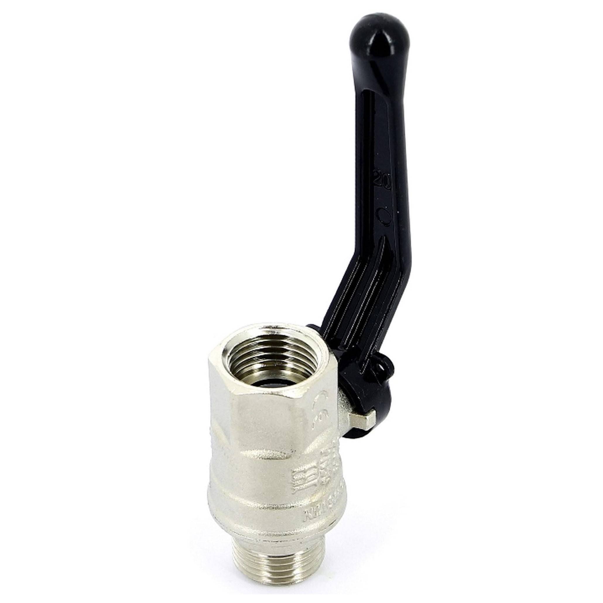 Кран шаровой BUGATTI New Jersey 915 1/2 НВ ручка полнопроходный 9150004