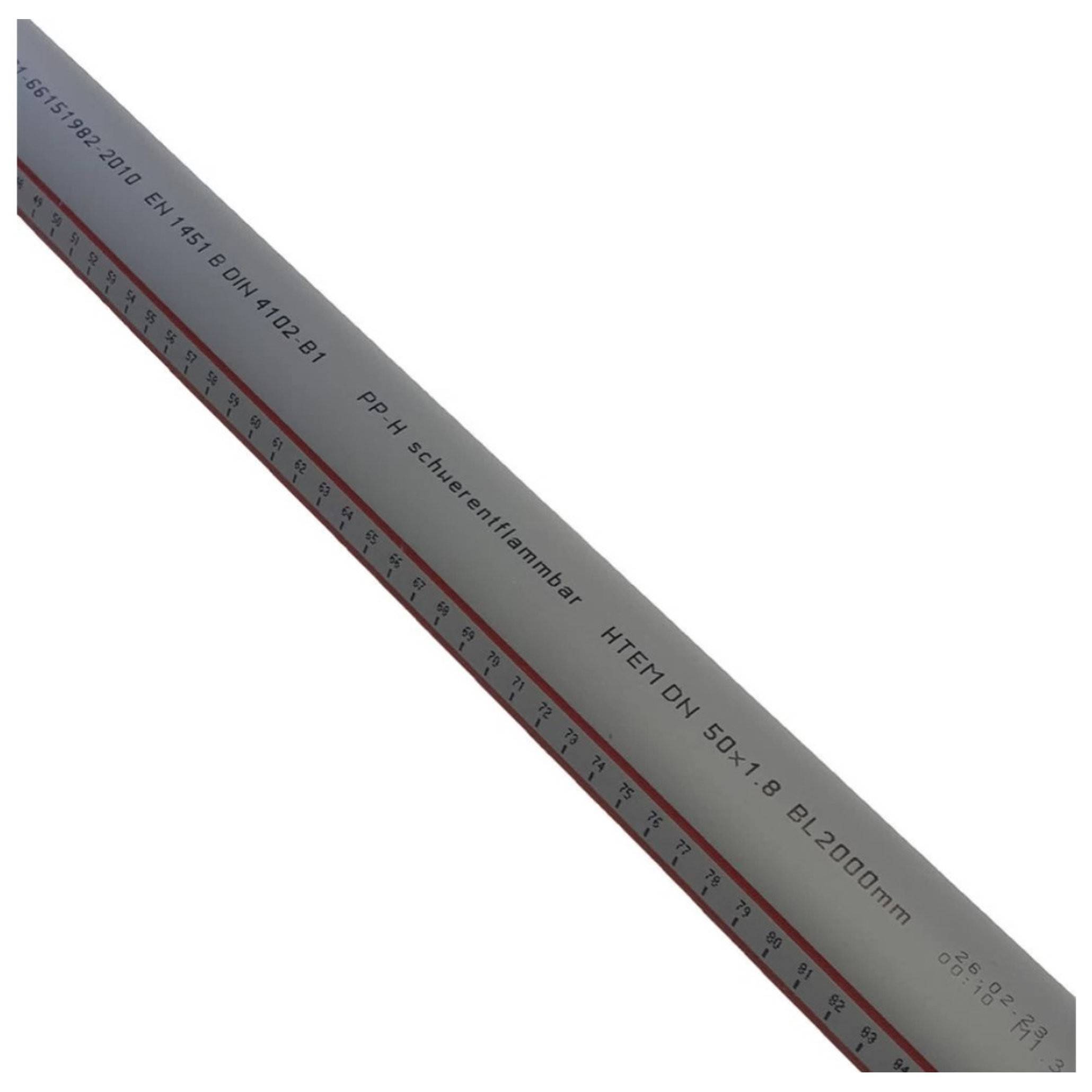 Труба канализационная внутренняя Ostendorf HTEM 50х2000 мм PPs белая 112075