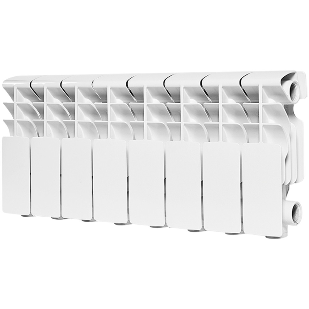 Радиатор алюминиевый ROMMER Plus 200 8 секций RAL 9016 НС-1351132