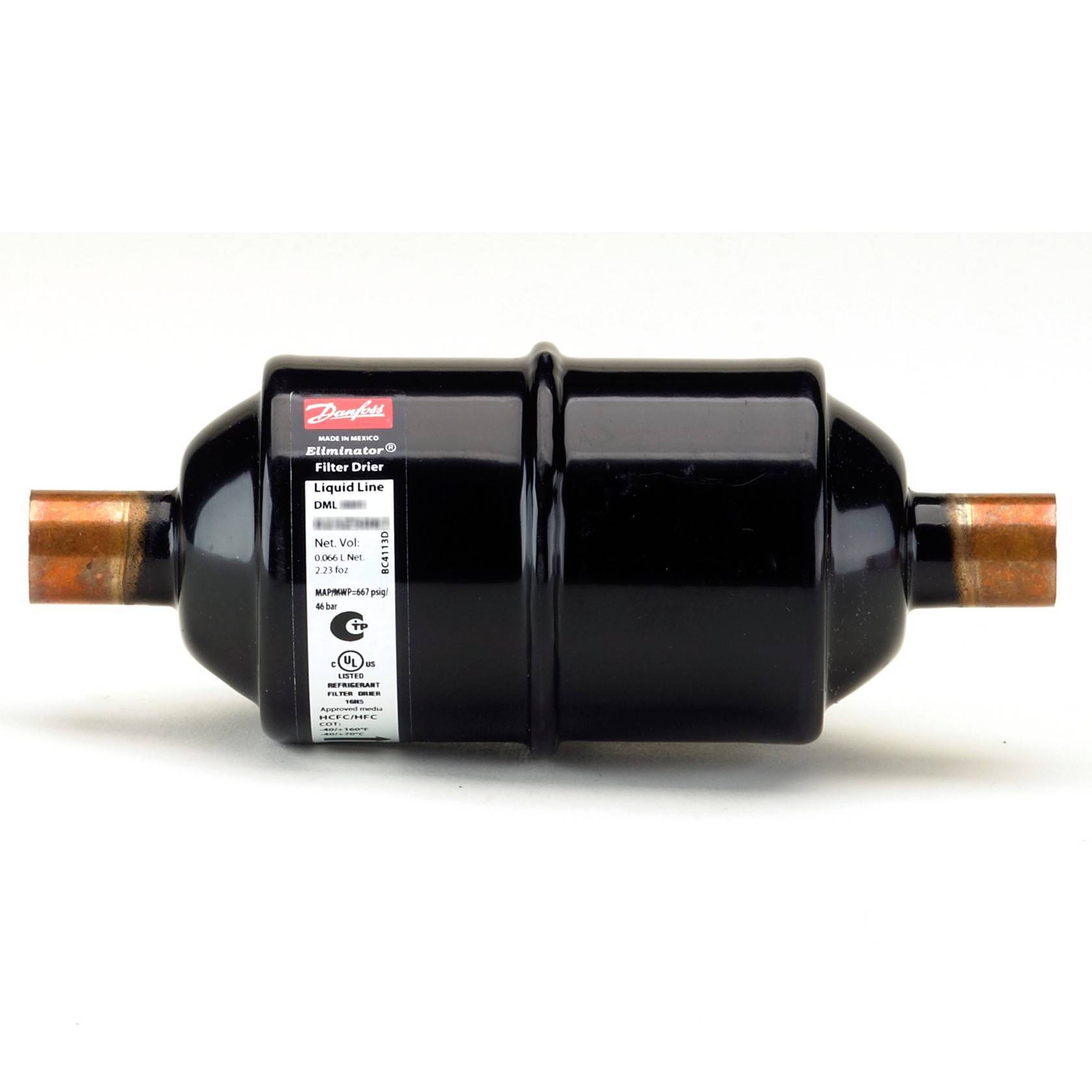 Фильтр-осушитель Danfoss Eliminator DML 083s под пайку 023Z5043