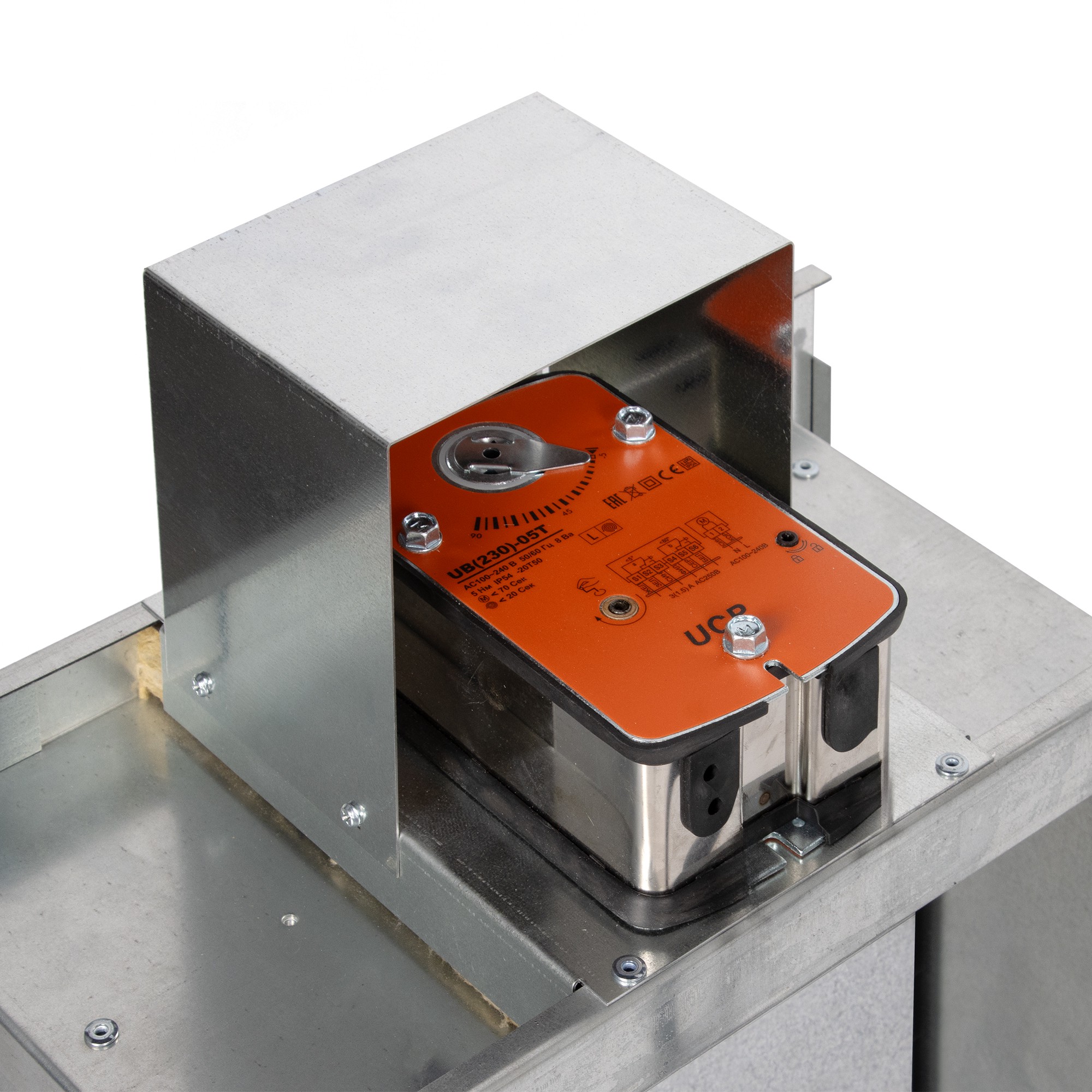 Клапан противопожарный SHUFT SHFDO-60-O 1650x1100 мм MB230 SHFDO-60-O-1650_1100-MB230-0-0-Kk-0