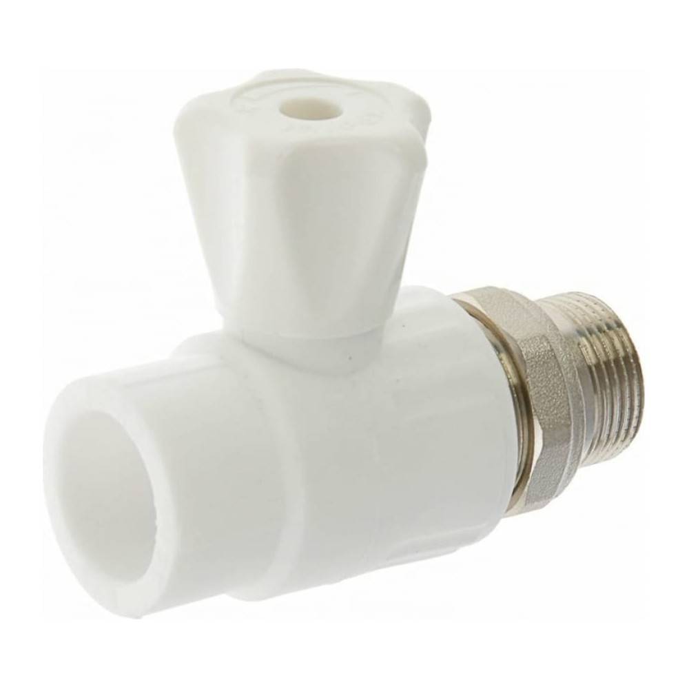 Кран радиаторный полипропиленовый РОСТерм PPR прямой 25x3/4 НР 1517102