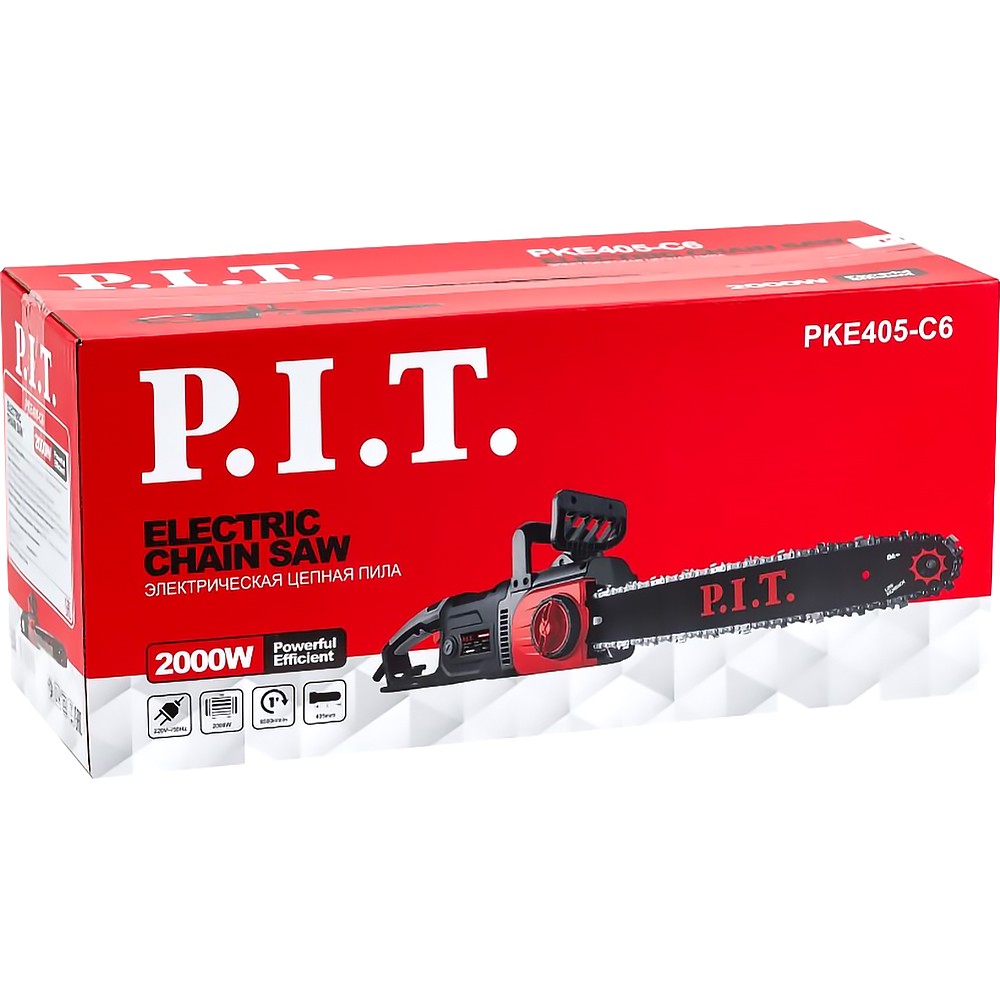 Цепная электропила P.I.T. PKE405-C6 2000 Вт 405 мм PKE405-C6