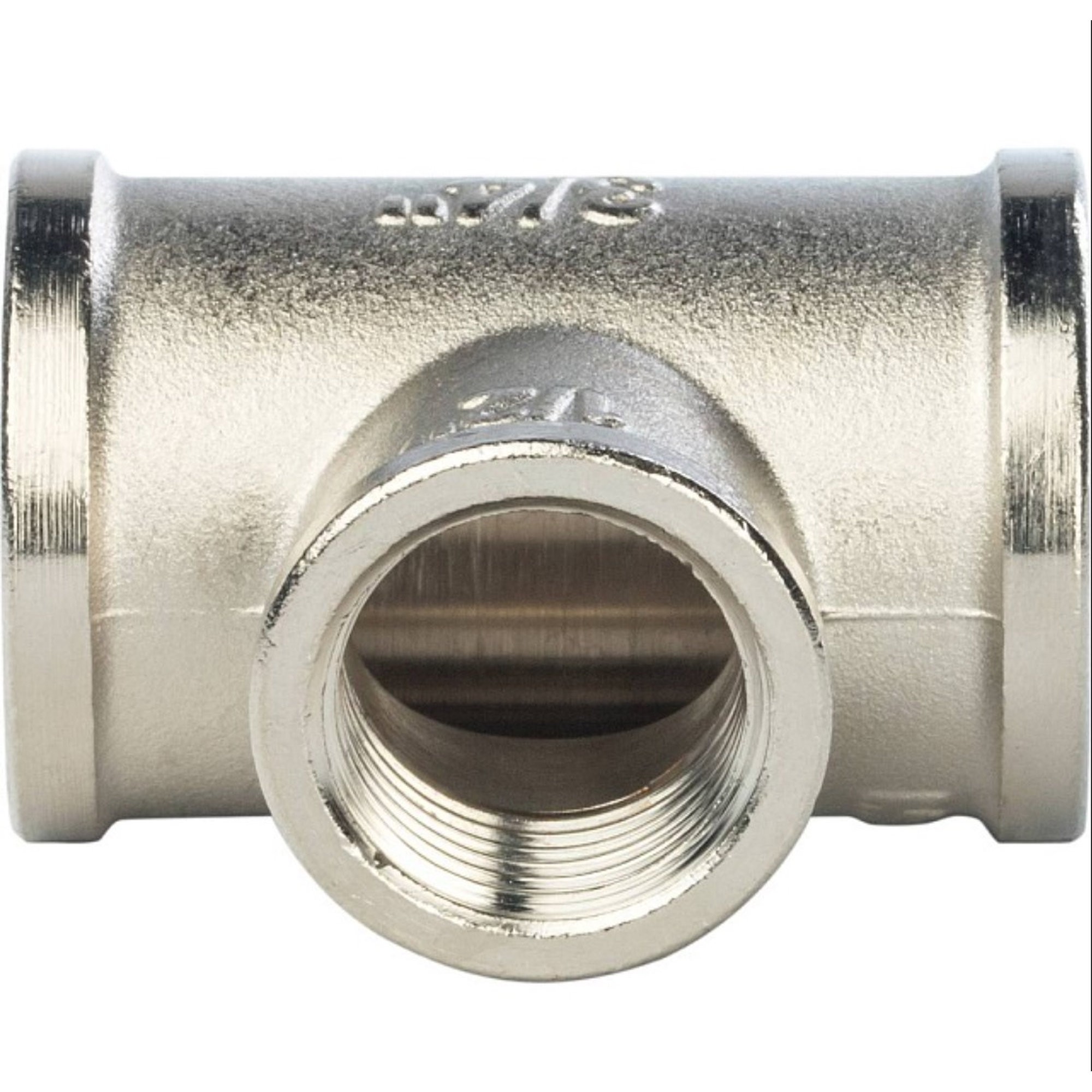 Тройник переходной STOUT никелированный 3/4x1/2x3/4 внутренняя резьба SFT-0025-003412