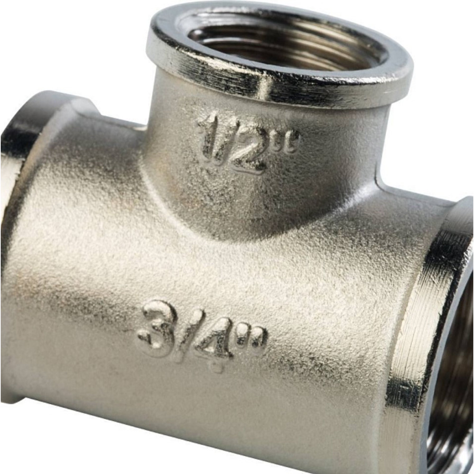 Тройник переходной STOUT никелированный 3/4x1/2x3/4 внутренняя резьба SFT-0025-003412