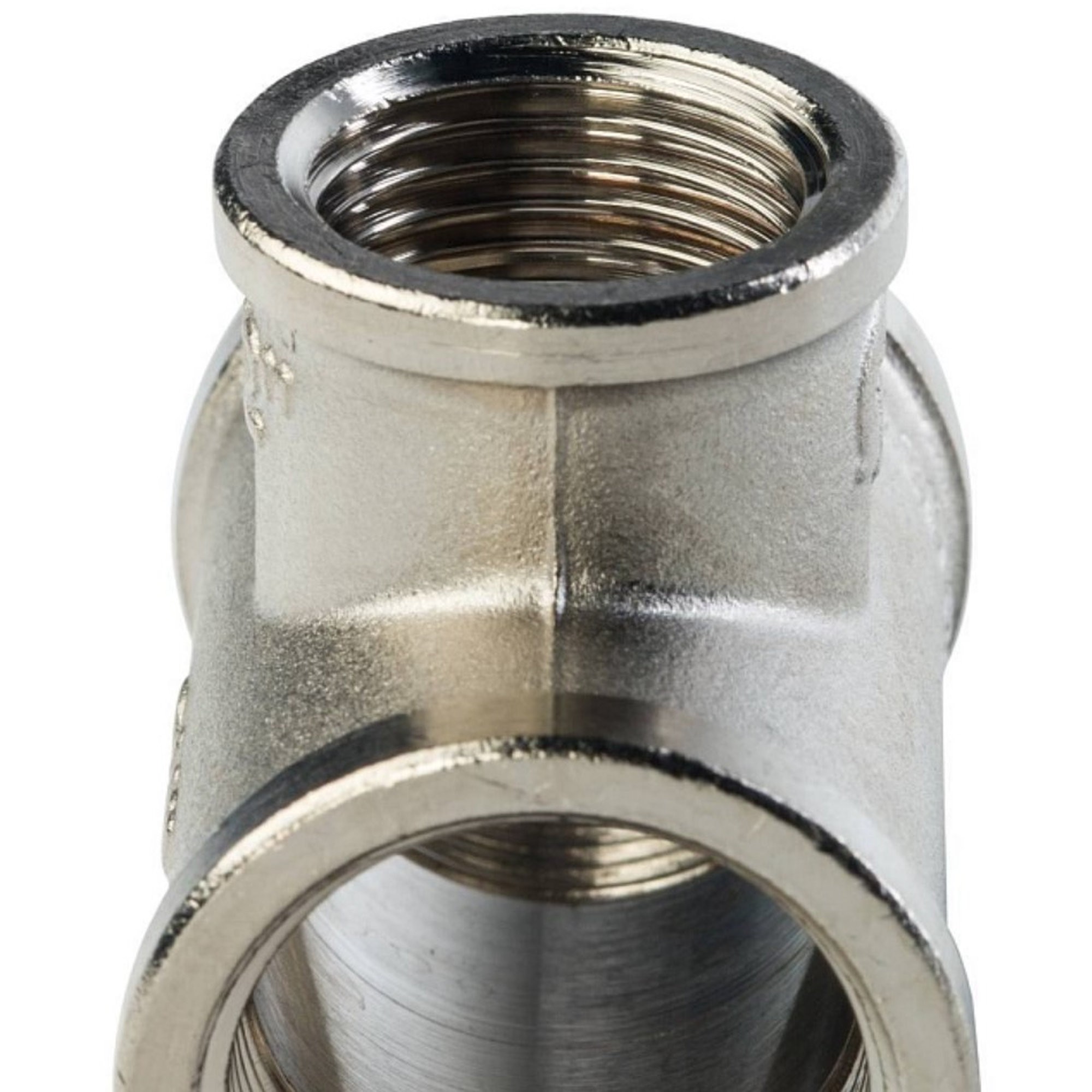 Тройник переходной STOUT никелированный 3/4x1/2x3/4 внутренняя резьба SFT-0025-003412