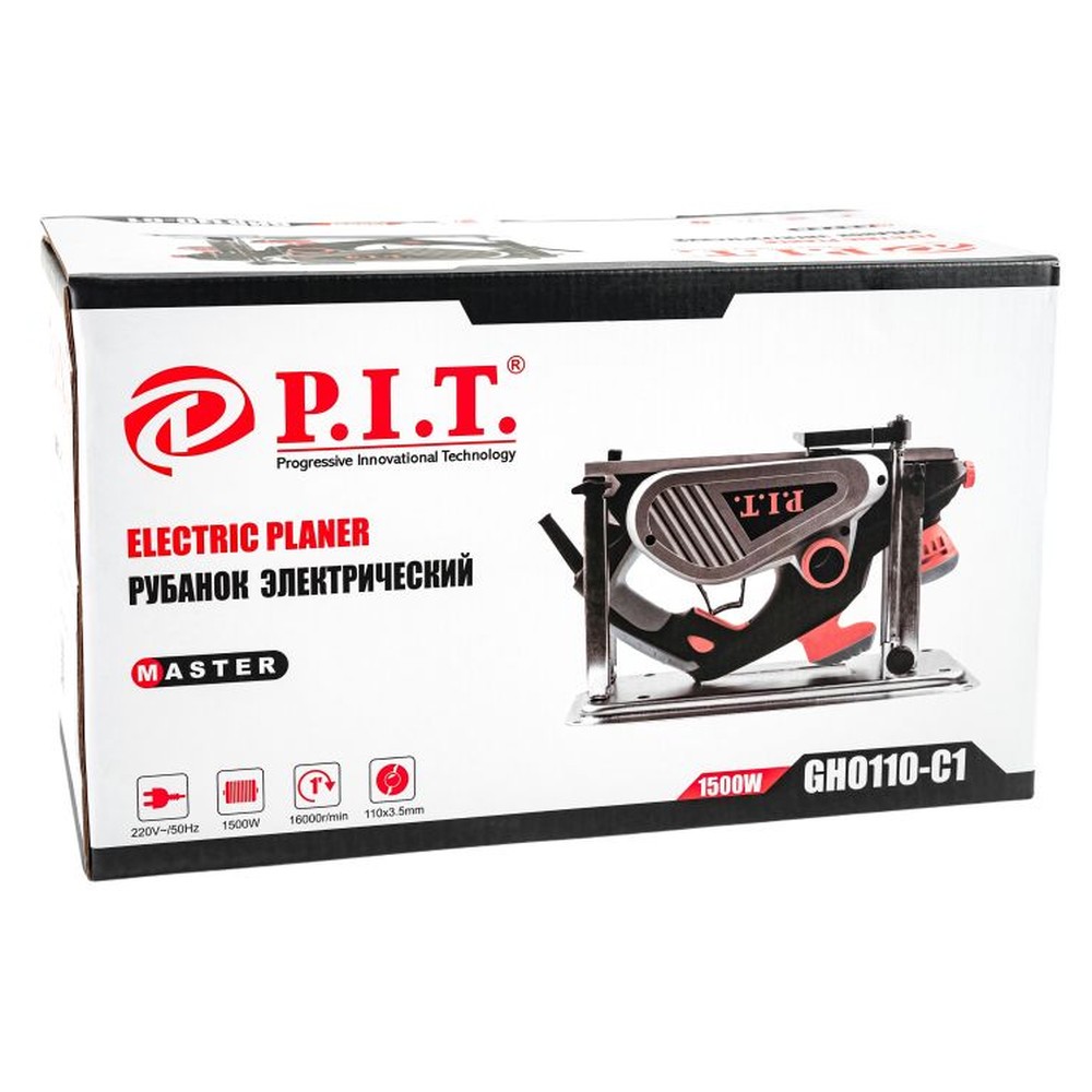 Рубанок электрический P.I.T. GHO110-C1 МАСТЕР 1300 Вт 110 мм GHO110-C1