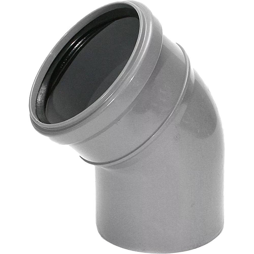 Отвод для внутренней канализации VALFEX PP-H 50 мм 67.5° 20132050