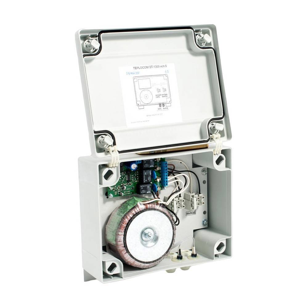 Стабилизатор напряжения TEPLOCOM ST-1300 исп.5 уличный 555