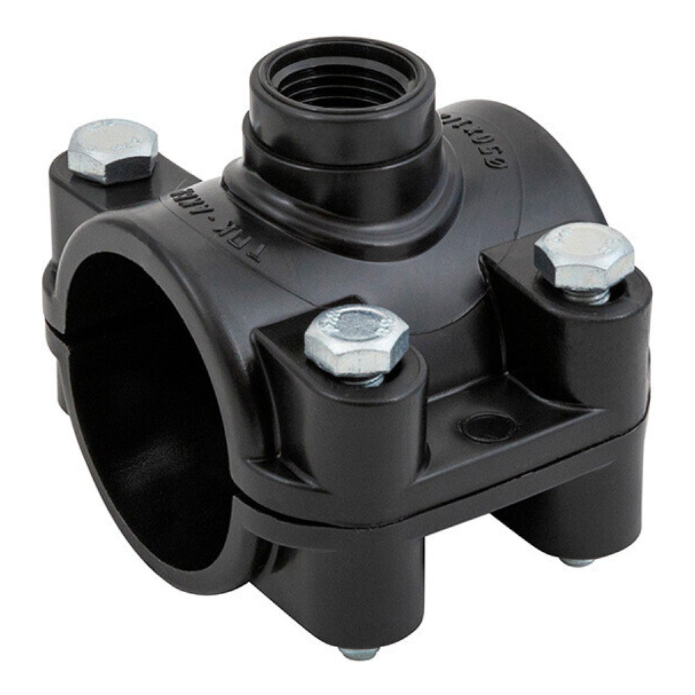 Седелка компрессионная ТПК-АКВА 50 мм x 1/2 дюйма ВР с болтами 3000050012