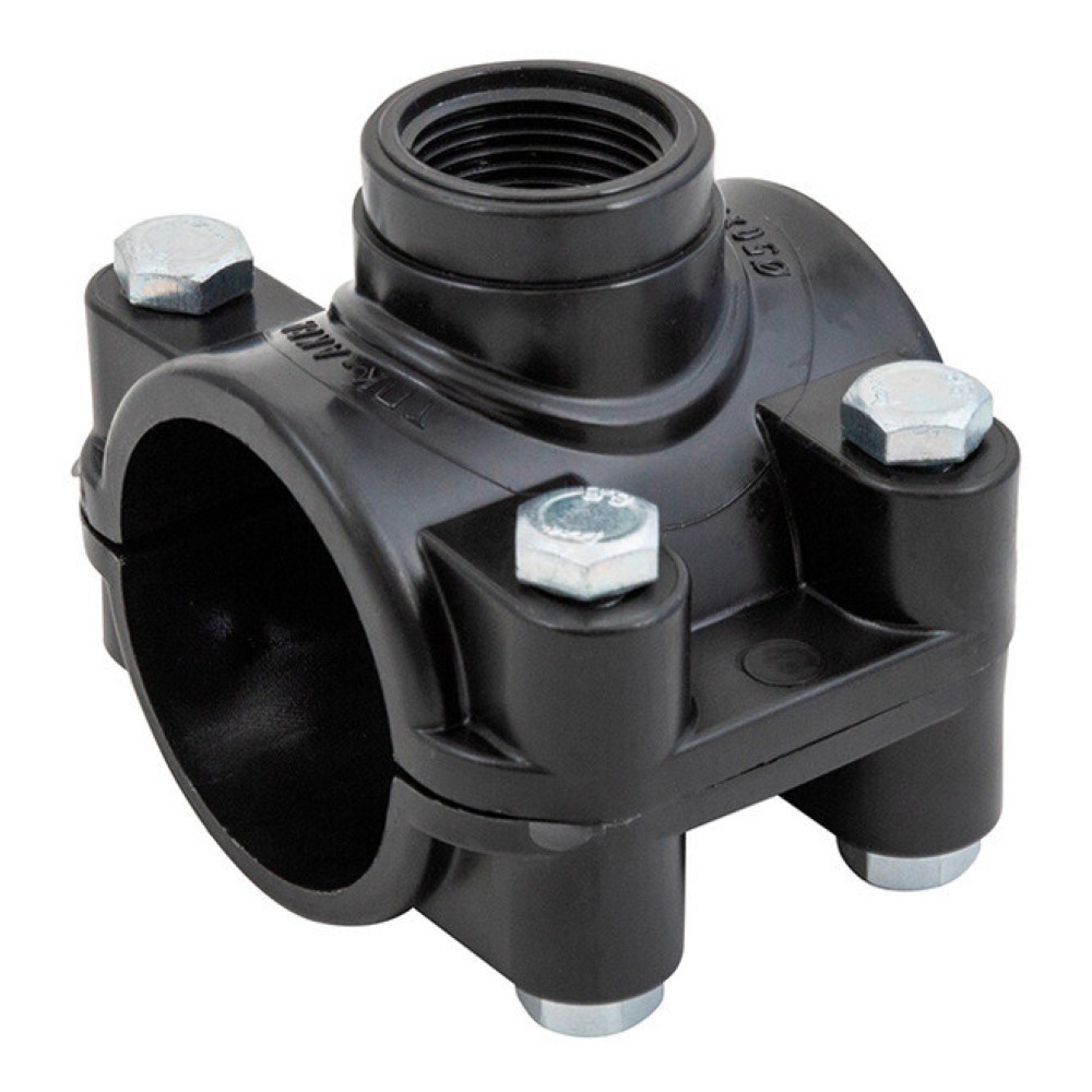 Седелка компрессионная ТПК-АКВА 50 мм x 3/4 дюйма ВР с болтами 3000050034