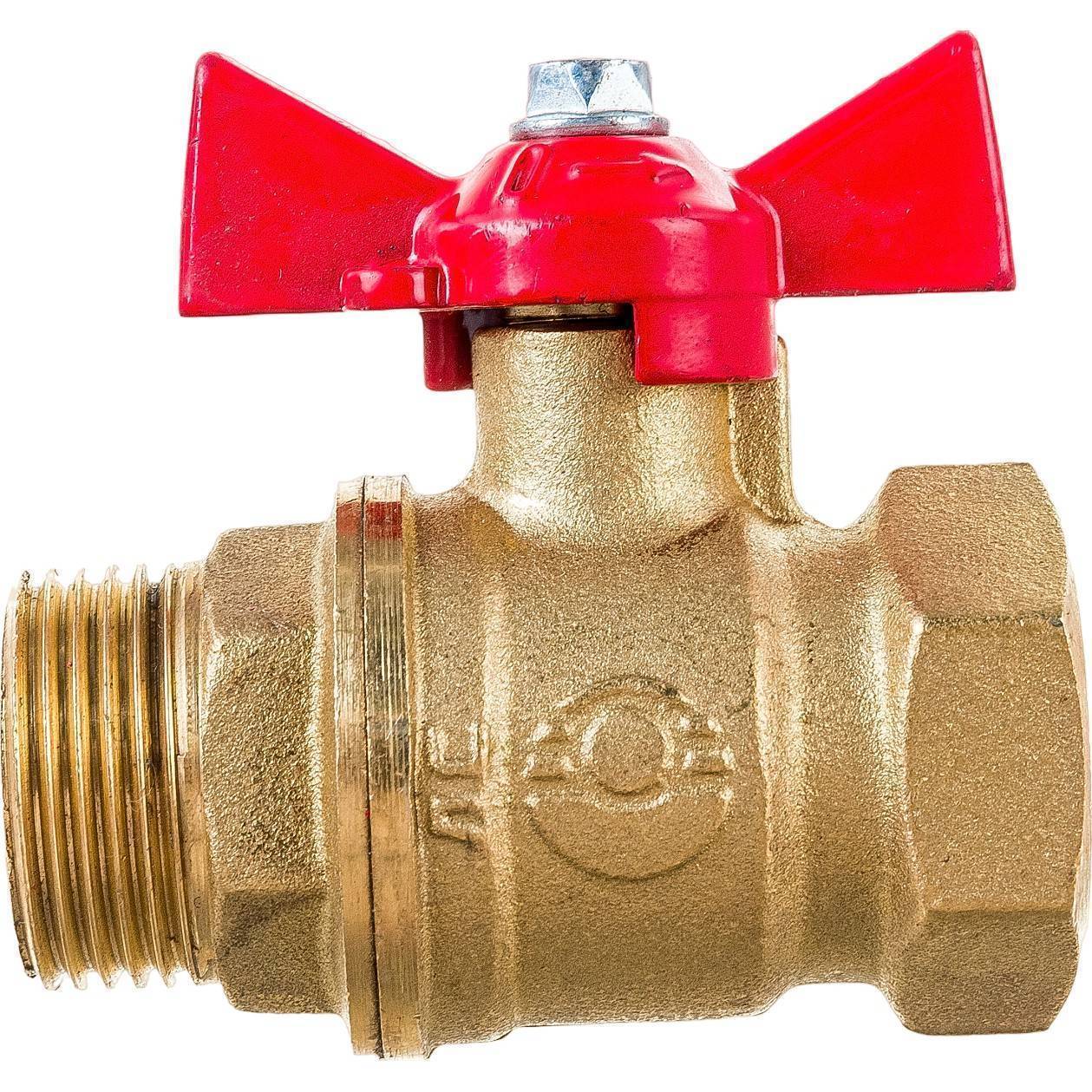 Кран шаровой VALFEX 11Б27фт1М 3/4 ВР/НР бабочка 1490543