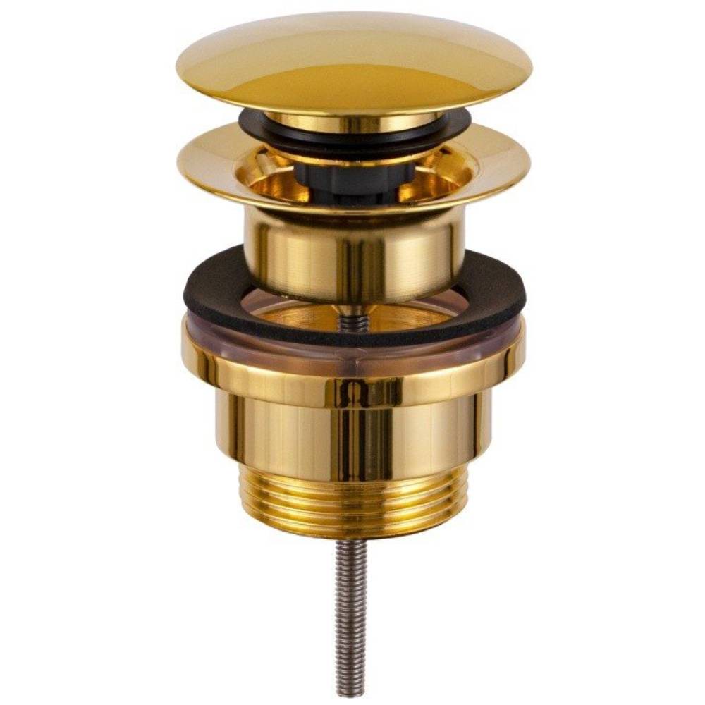 Клапан донный универсальный Remer 905CCR114DO 1 1/4 Click-Clack золото 905CCR114DO